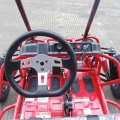 Gas mini Go Kart para niños con reverso rojo 