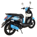 China mejor 125cc ciclomotor Scooter azul 