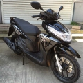 Gas legales calle Scooter ciclomotor 125cc negro 