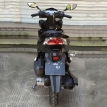 Gas legales calle Scooter ciclomotor 125cc negro 